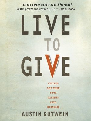 cover image of Live to Give